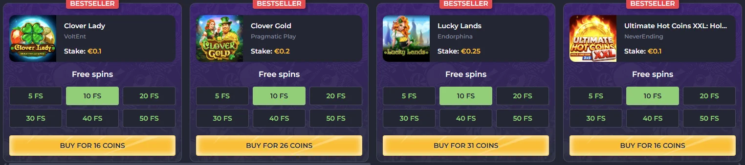 Ρολά Slots Κατάστημα